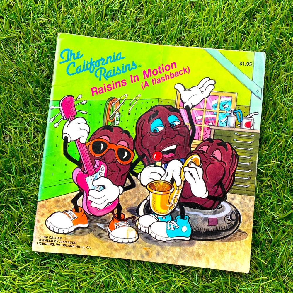 California Raisins Vintage 1988 Book
